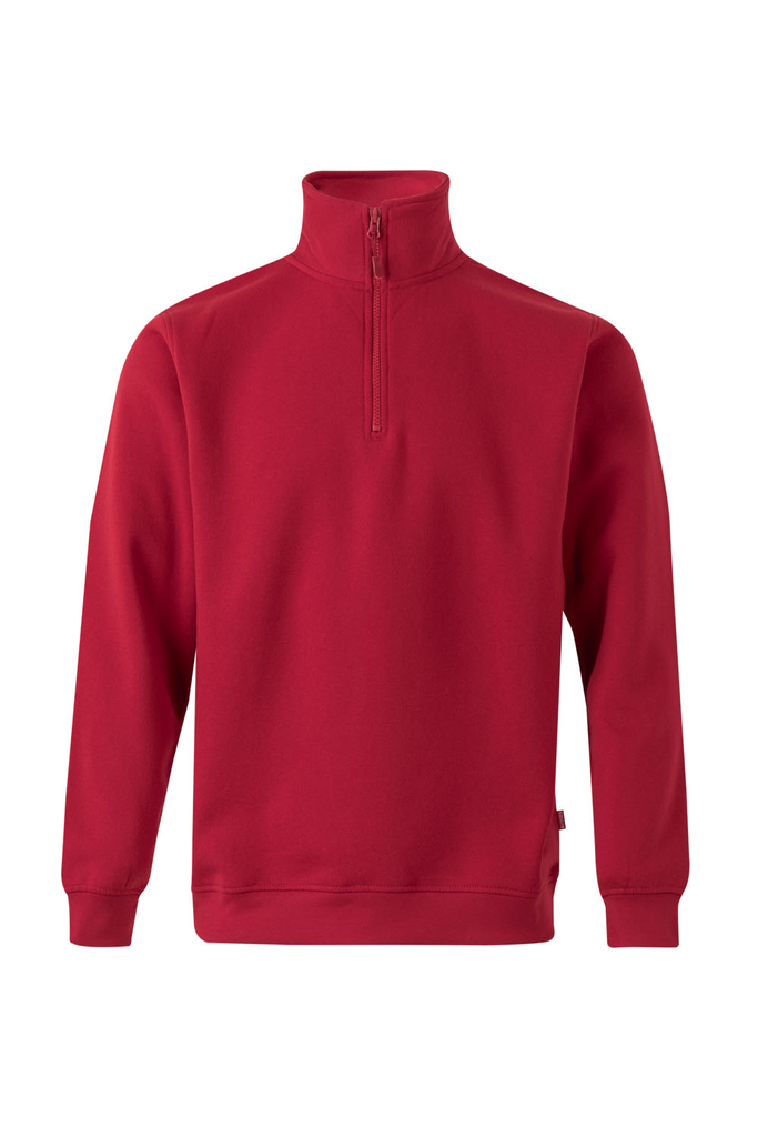 Bluza z krótkim zamkiem 105702 - RED 12
