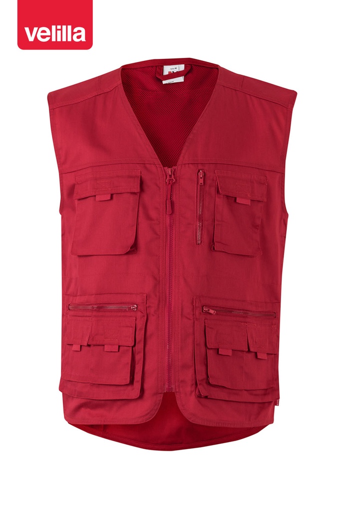 Kamizelka z wieloma kieszeniami 105901 - RED 12