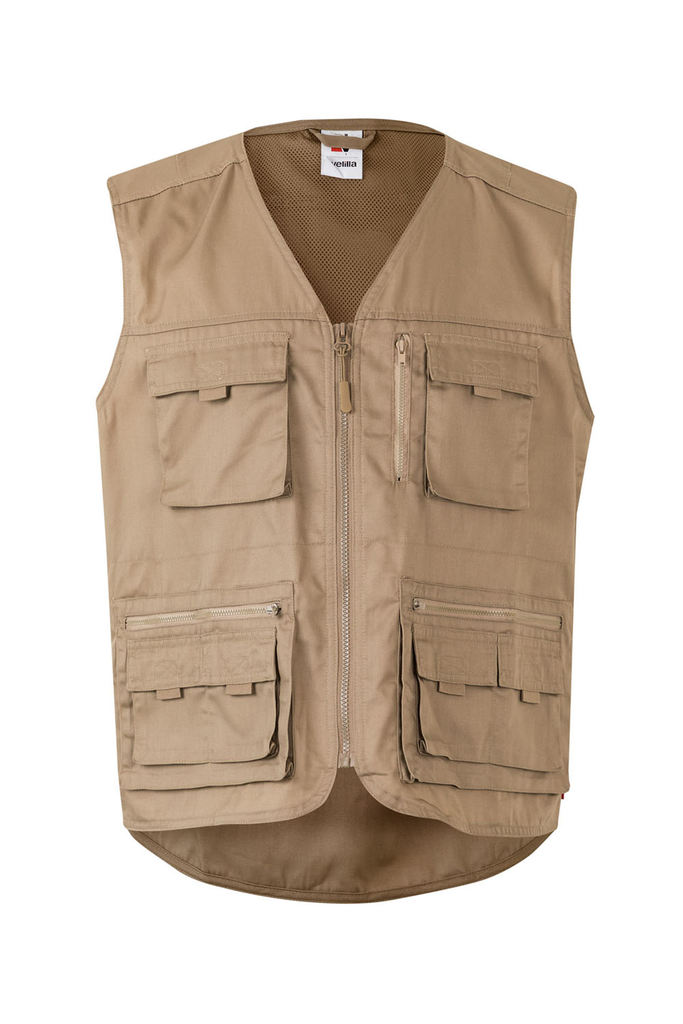 Kamizelka z wieloma kieszeniami 105901 - SAND BEIGE 46