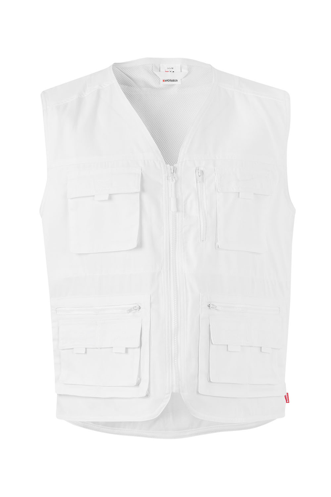 Kamizelka z wieloma kieszeniami 105901 - WHITE 07