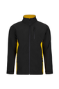 Kurtka softshell 106004 - BLACK/YELLOW 00/17