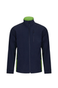 Kurtka softshell 106004 - NAVY BLUE/LIME GREEN 61/25