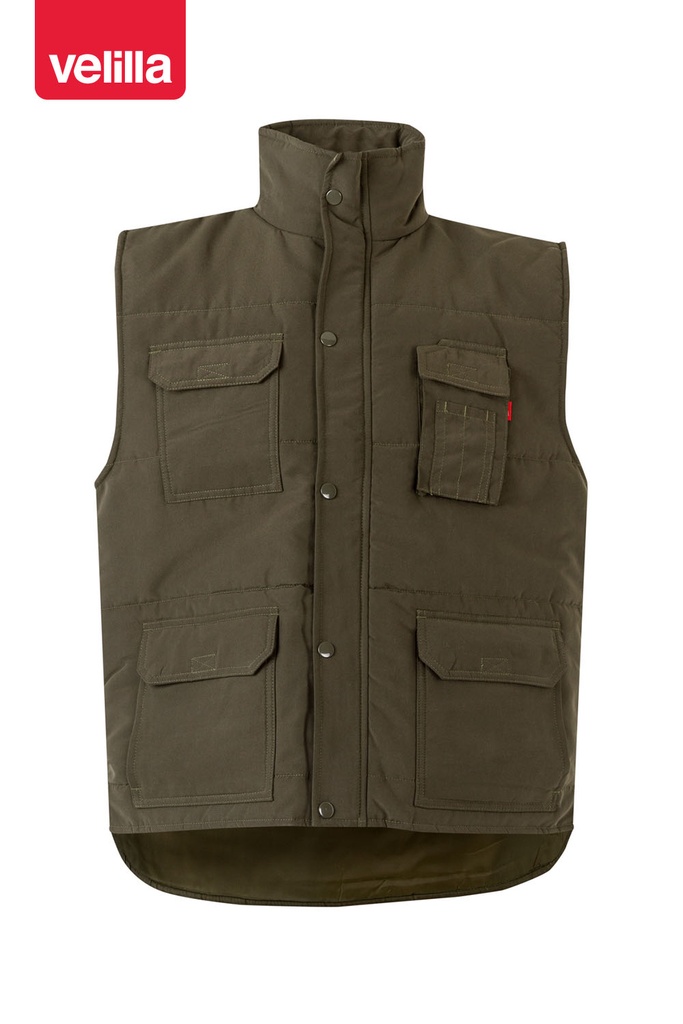 Kamizelka z wieloma kieszeniami 108 - KHAKI GREEN 03