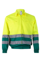 Kurtka dwukolorowa z odblaskami 153 - GREEN/HI-VIS YELLOW 02/20