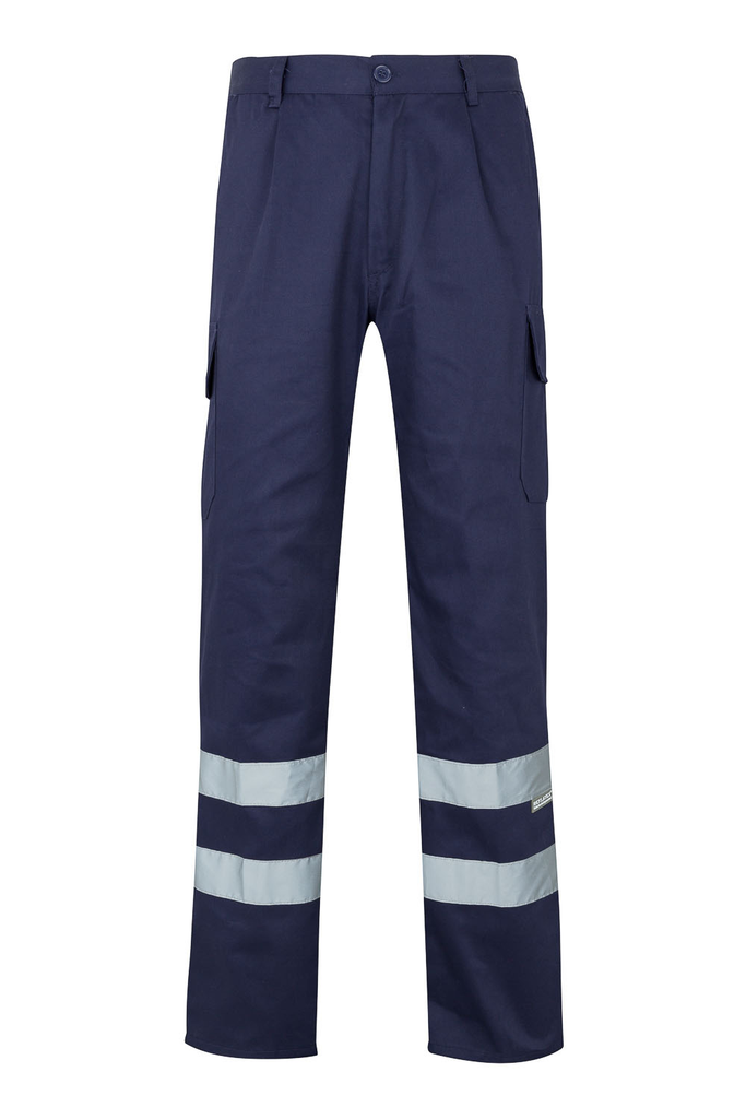 Spodnie z wieloma kieszeniami z odblaskami 159 - MARINE BLUE 01