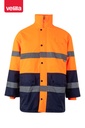 Kurtka dwukolorowa z odblaskami 166 - MARINE BLUE/HI-VIS ORANGE 01/19