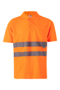 Koszulka polo z krótkim rękawem z odblaskami 172 - HI-VIS ORANGE 19