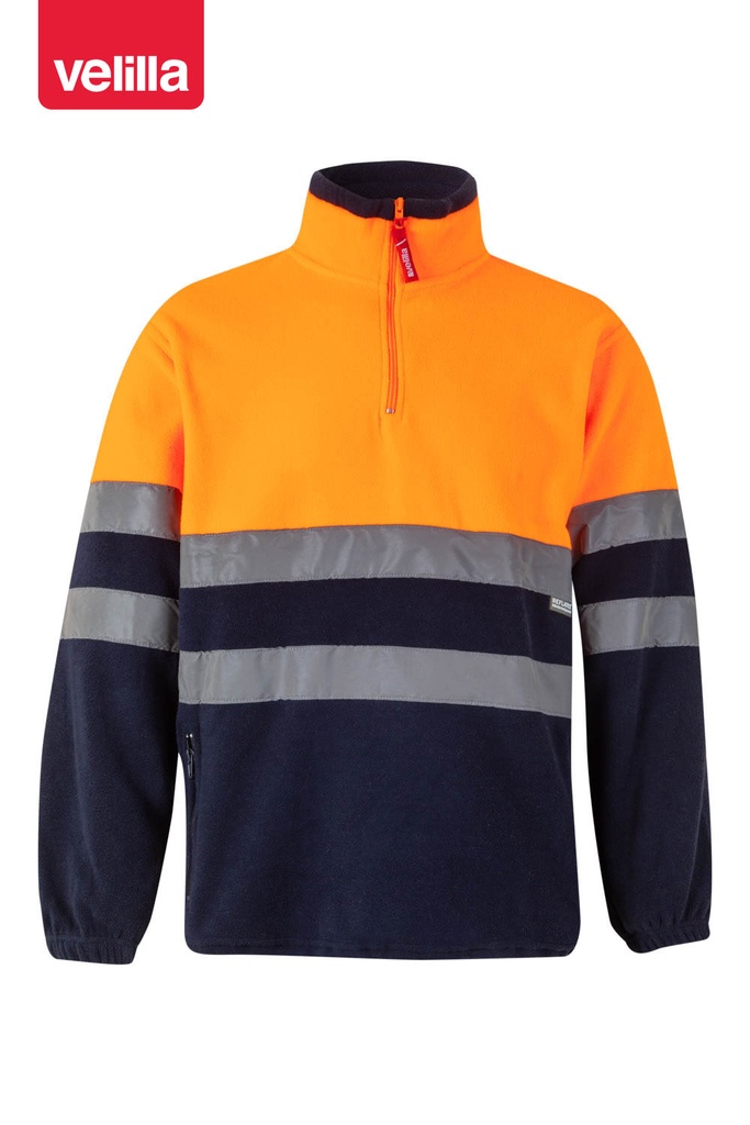 Polar dwukolorowy z odblaskami 182 - MARINE BLUE/HI-VIS ORANGE 01/19