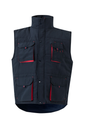 Kamizelka dwukolorowa z wieloma kieszeniami 205902 - NAVY BLUE/RED 61/12