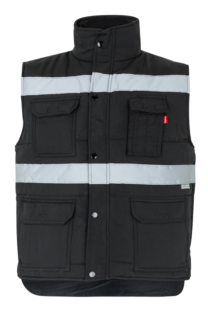 Kamizelka z wieloma kieszeniami z odblaskami 205904 - BLACK 00