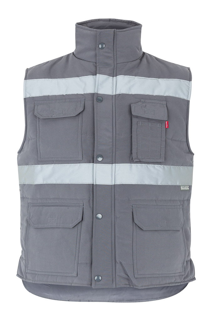 Kamizelka z wieloma kieszeniami z odblaskami 205904 - GREY 08