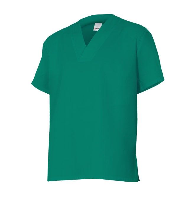Fartuch medyczny z krótkim rękawem 255201 - GREEN 02
