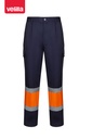 Spodnie dwukolorowe z odblaskami 303003 - MARINE BLUE/HI-VIS ORANGE 01/19