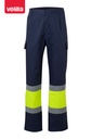 Spodnie dwukolorowe z odblaskami 303003 - MARINE BLUE/HI-VIS YELLOW 01/20