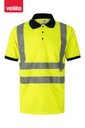 Koszulka polo dwukolorowa z krótkim rękawem z odblaskami 305502 - MARINE BLUE/HI-VIS YELLOW 01/20
