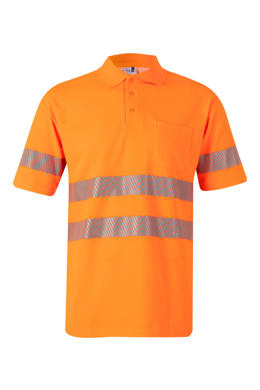 Koszulka polo z krótkim rękawem z odblaskami 305522 - HI-VIS ORANGE 19
