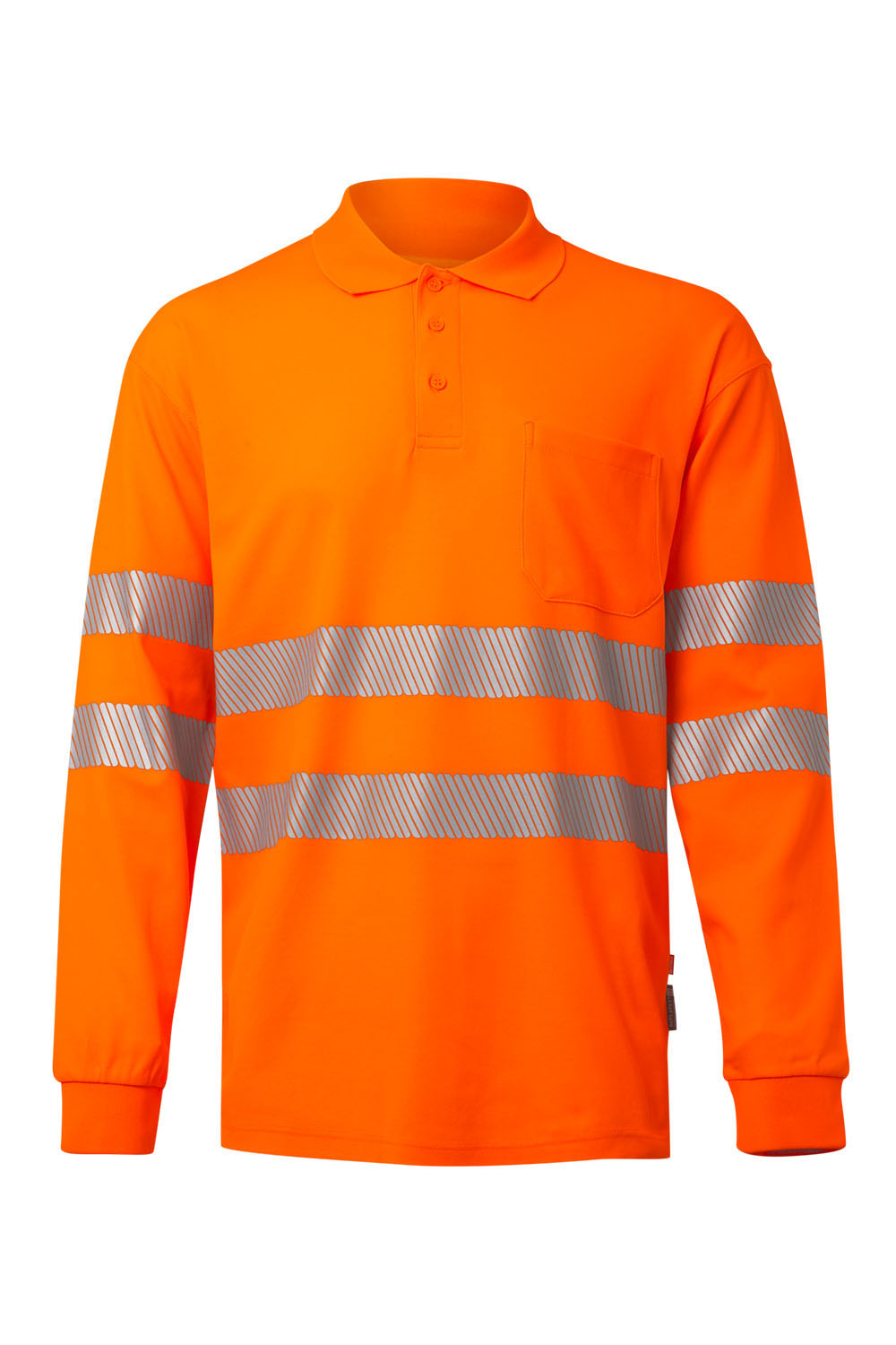 Koszulka polo z długim rękawem z odblaskami 305524 - HI-VIS ORANGE 19