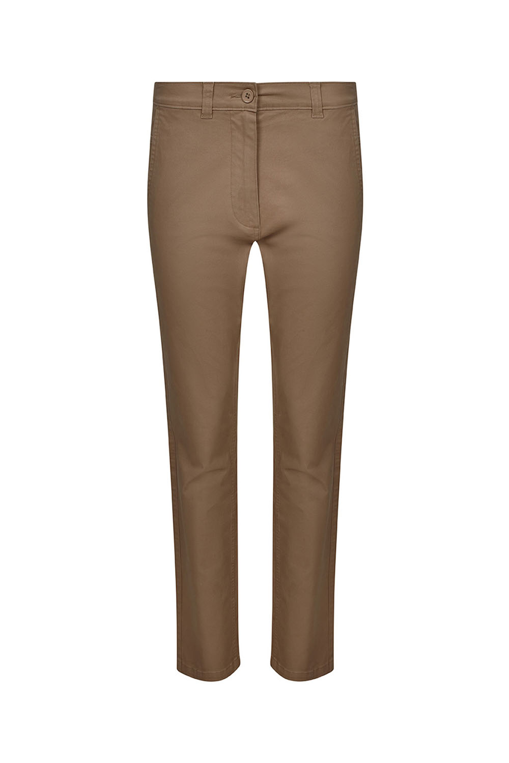 Spodnie stretch damskie 403012S - SAND BEIGE 46