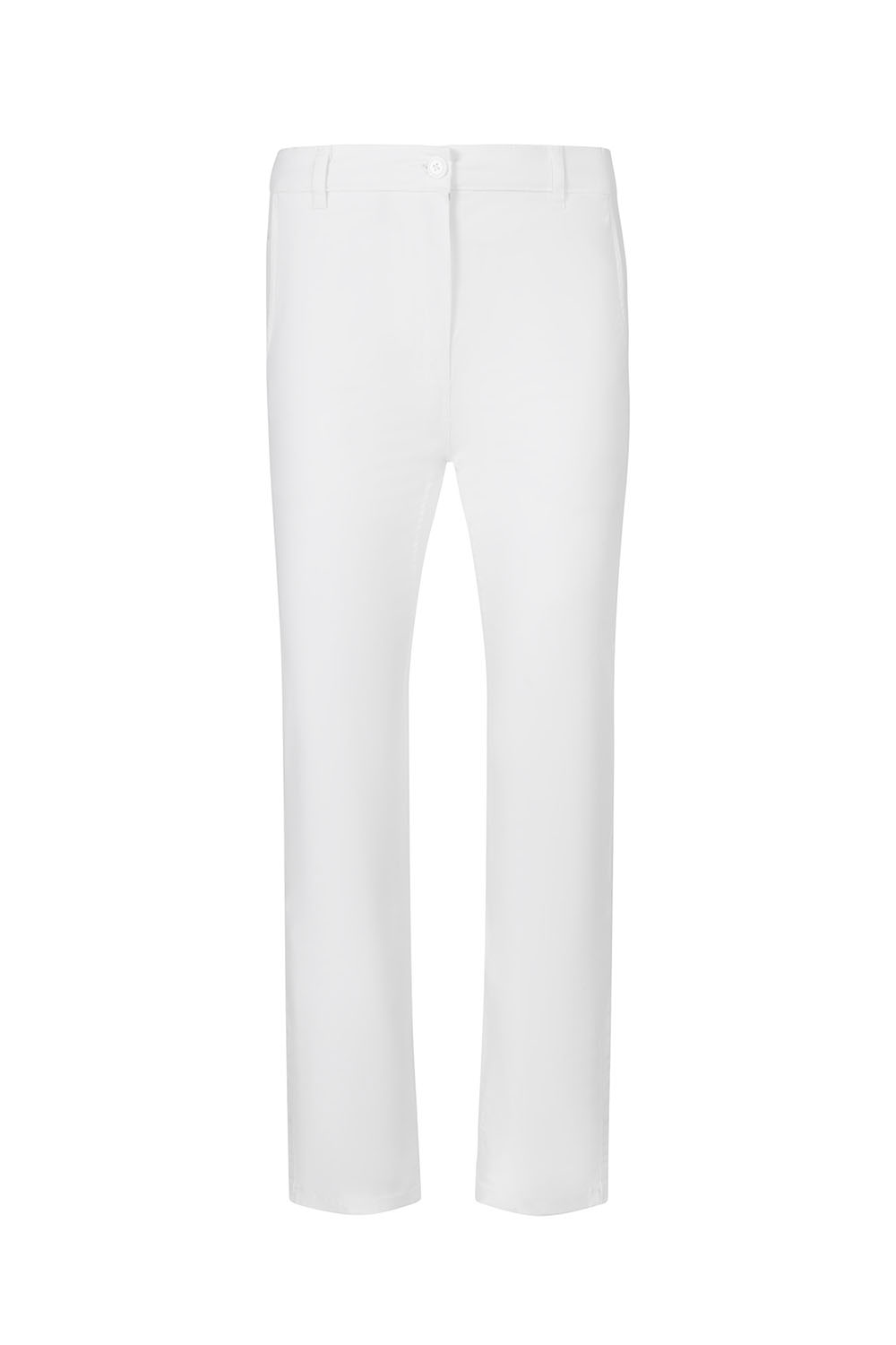 Spodnie stretch damskie 403012S - WHITE 07