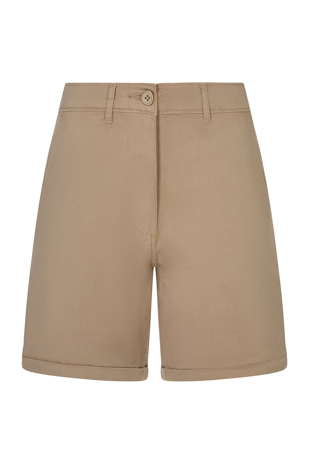 Spodenki stretch damskie 403013S - SAND BEIGE 46