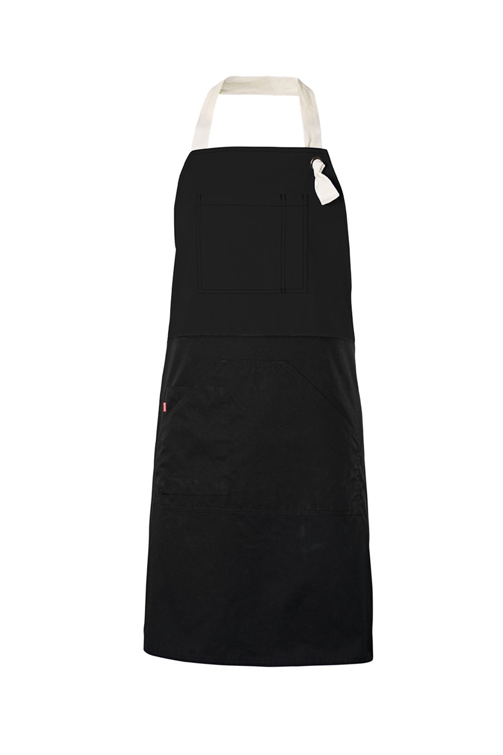 Fartuch dwukolorowe 404210B - BLACK 00