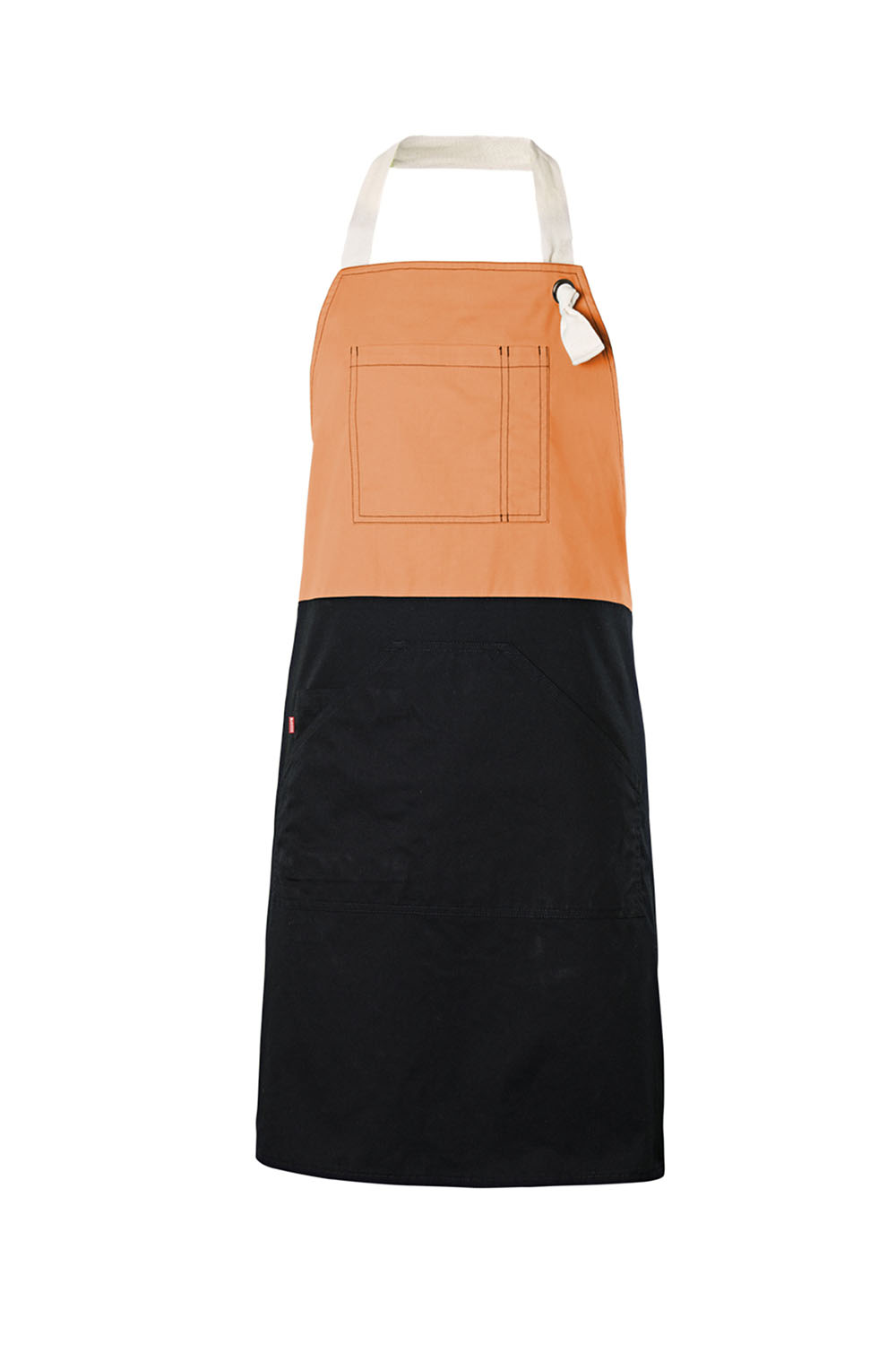 Fartuch dwukolorowe 404210B - LIGHT ORANGE 22