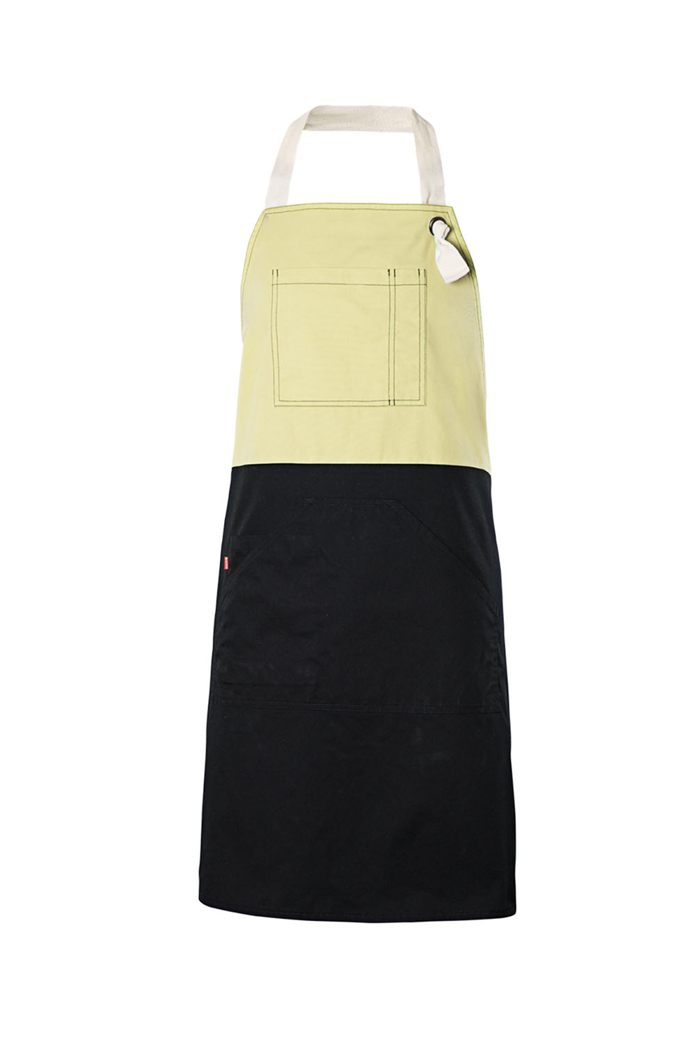 Fartuch dwukolorowe 404210B - LIGHT YELLOW 43
