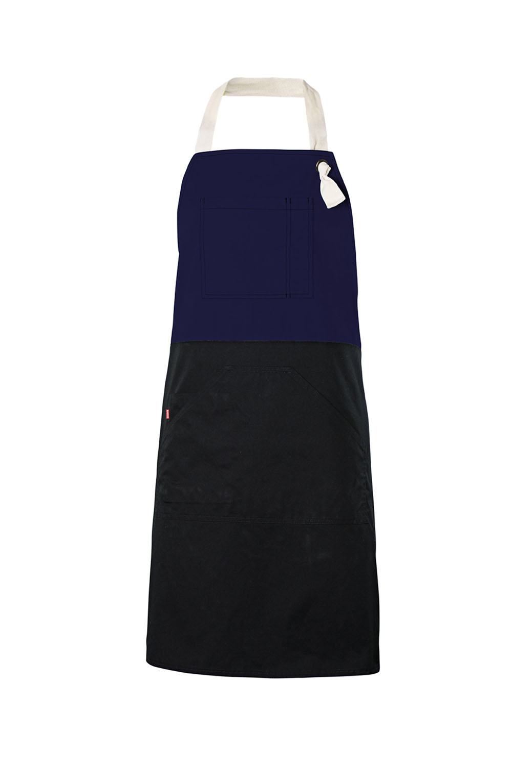 Fartuch dwukolorowe 404210B - MARINE BLUE 01