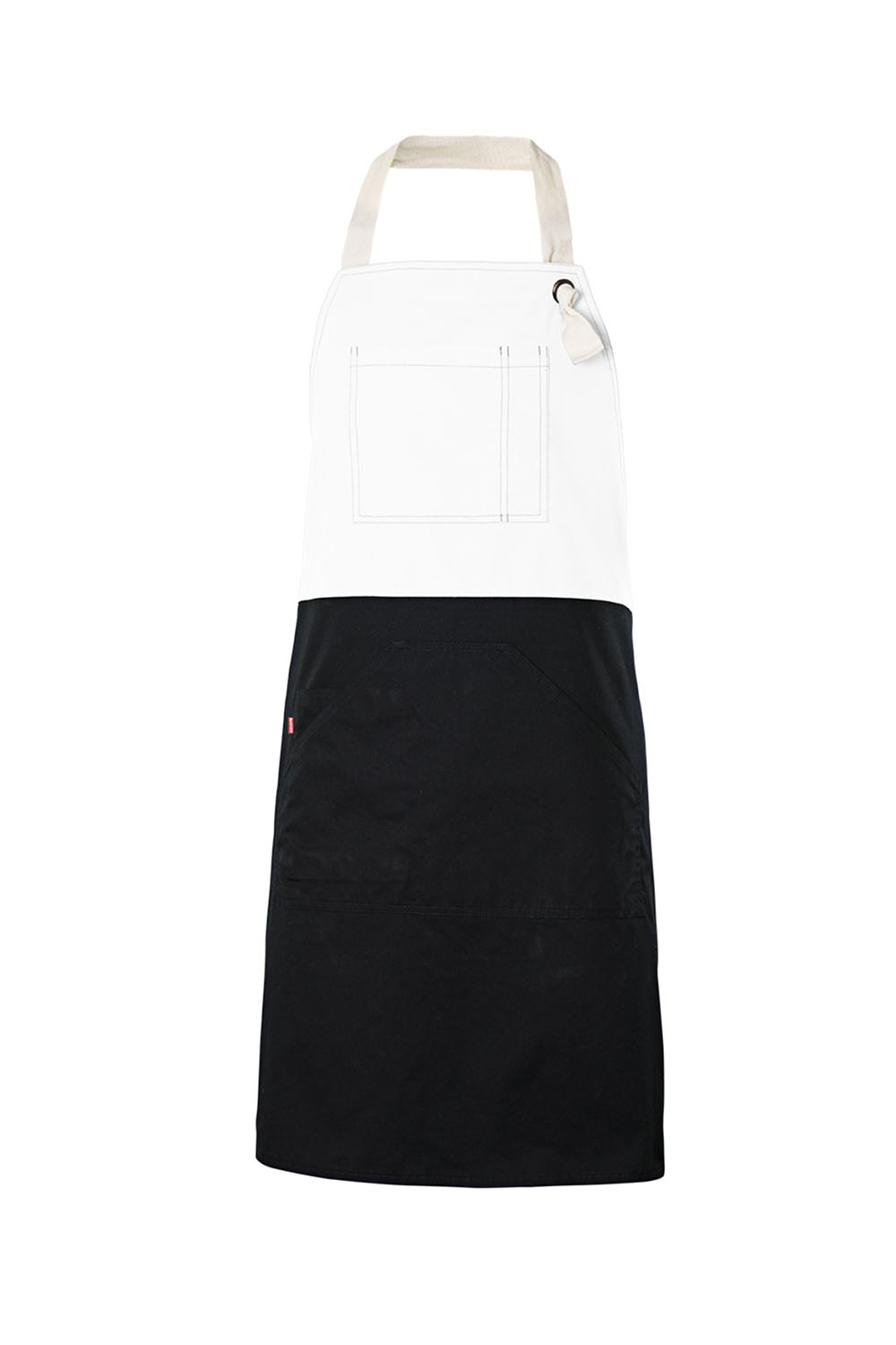 Fartuch dwukolorowe 404210B - WHITE 07