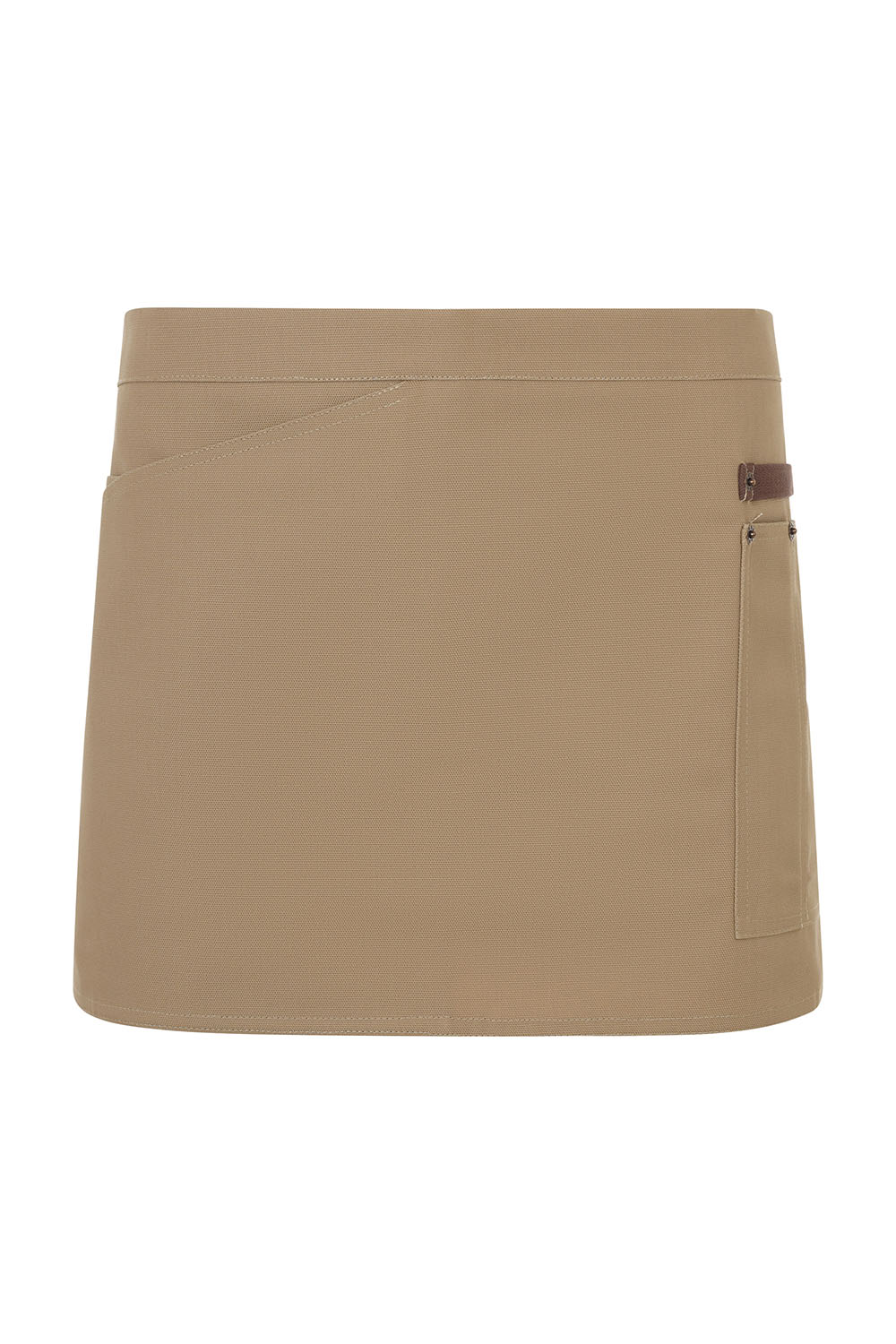Fartuch dwukolorowe 404221B - SAND BEIGE/BROWN 46/49