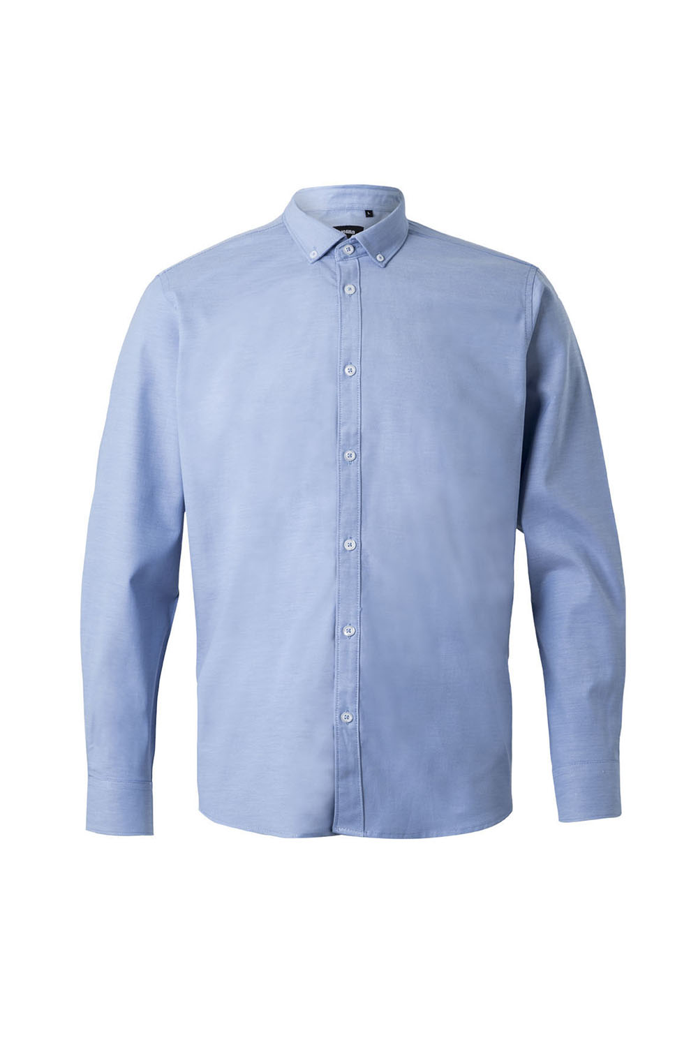 Koszula stretch z długim rękawem męska 405004S - SKY BLUE 05