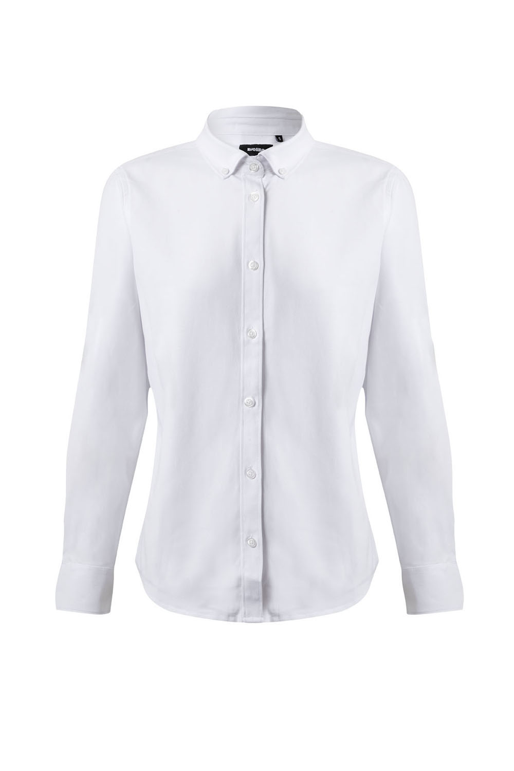 Koszula stretch z długim rękawem damska 405005S - WHITE 07