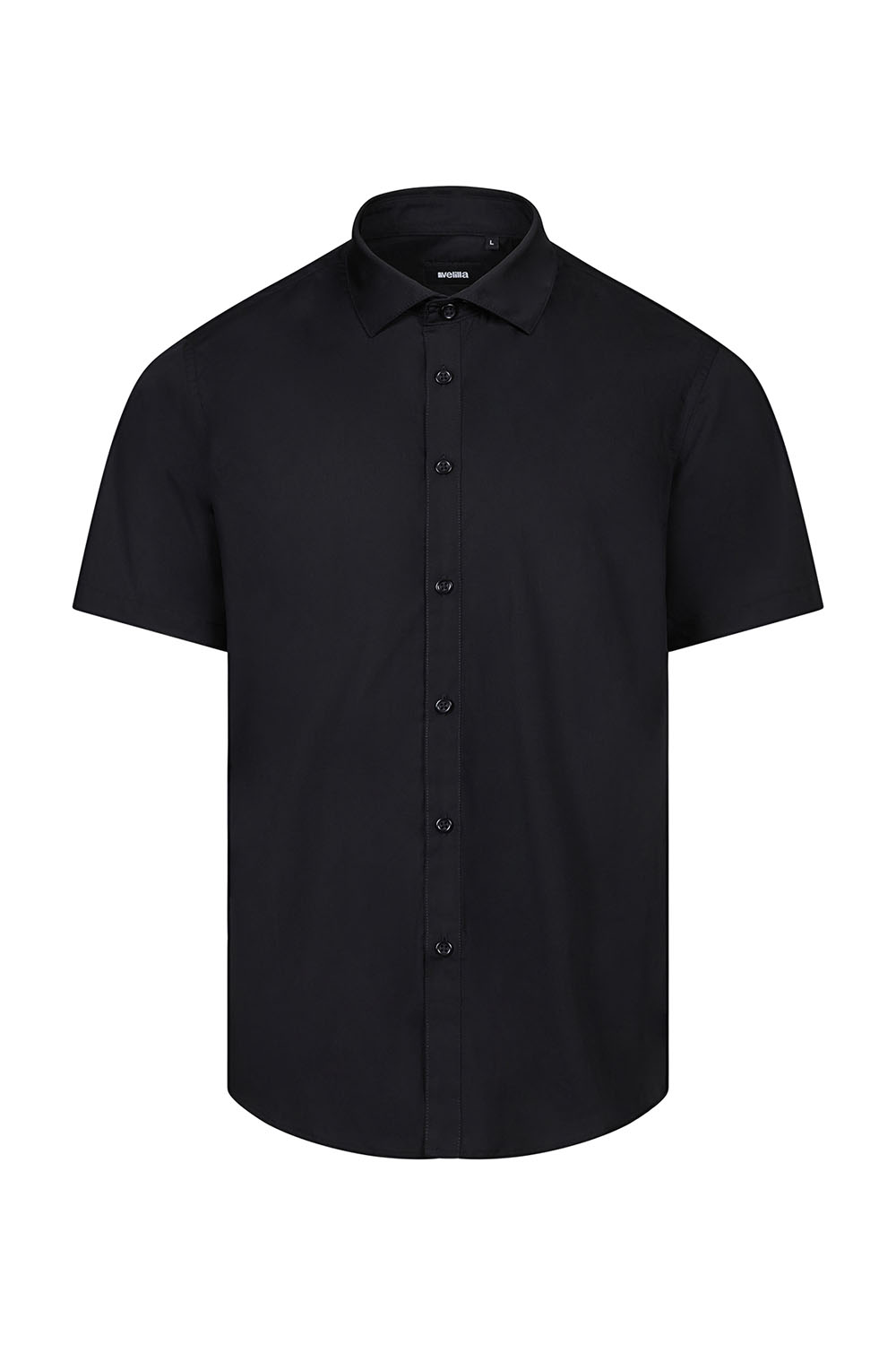 Koszula z krótkim rękawem męska 405008 - BLACK 00