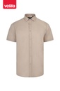 Koszula z krótkim rękawem męska 405008 - LIGHT BEIGE 47