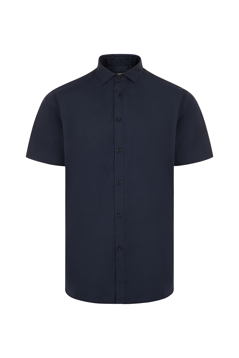 Koszula z krótkim rękawem męska 405008 - NAVY BLUE 61