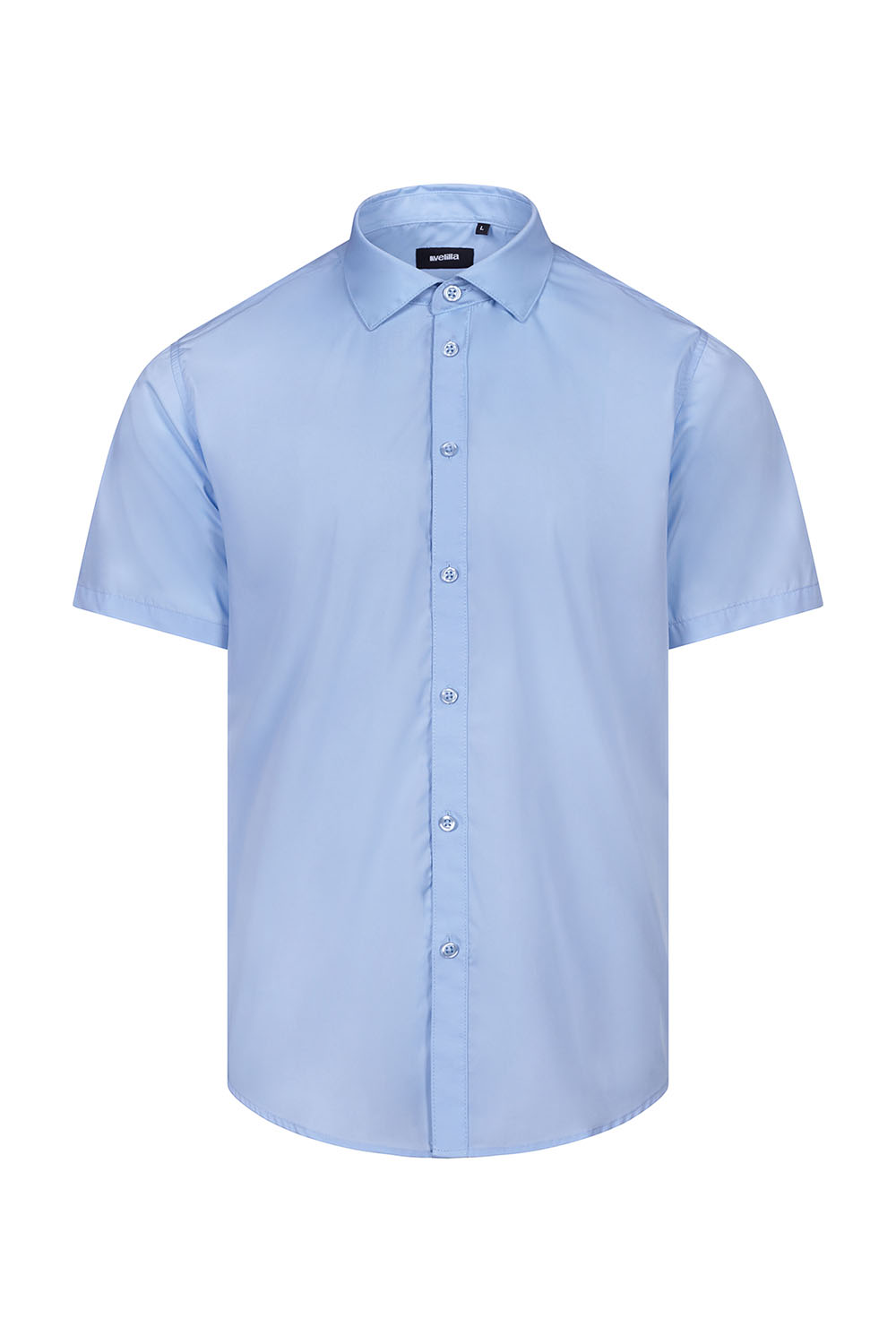 Koszula z krótkim rękawem męska 405008 - SKY BLUE 05