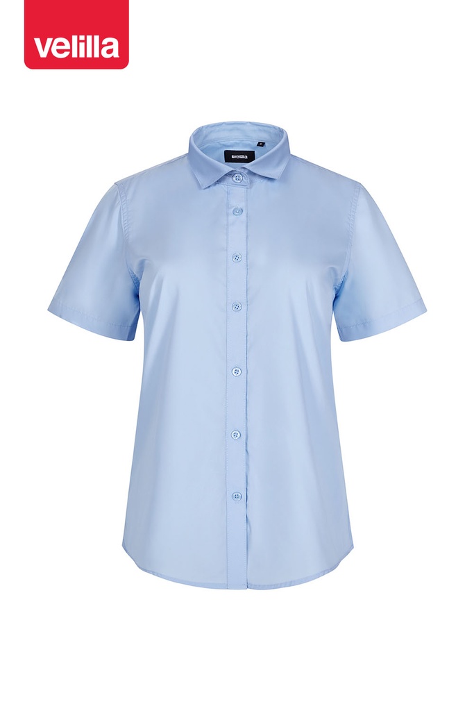 Koszula z krótkim rękawem damska 405010 - SKY BLUE 05