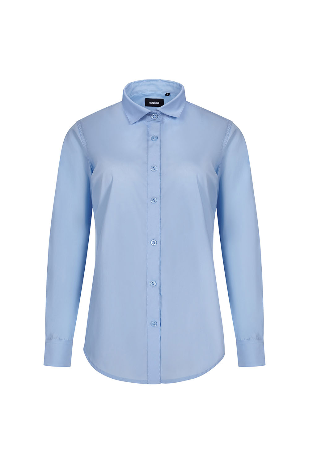 Koszula z długim rękawem damska 405011 - SKY BLUE 05
