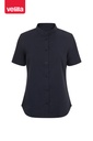 Koszula stretch z krótkim rękawem ze stójką damska 405014S - NAVY BLUE 61