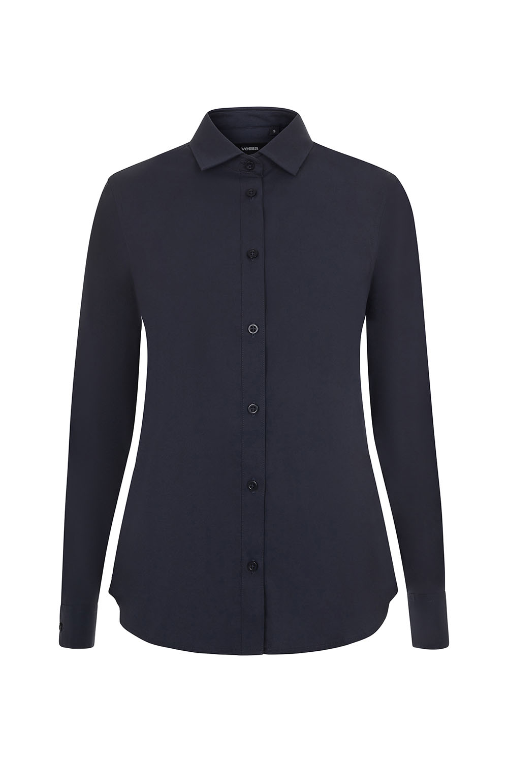 Koszula stretch z długim rękawem damska 405019S - NAVY BLUE 61