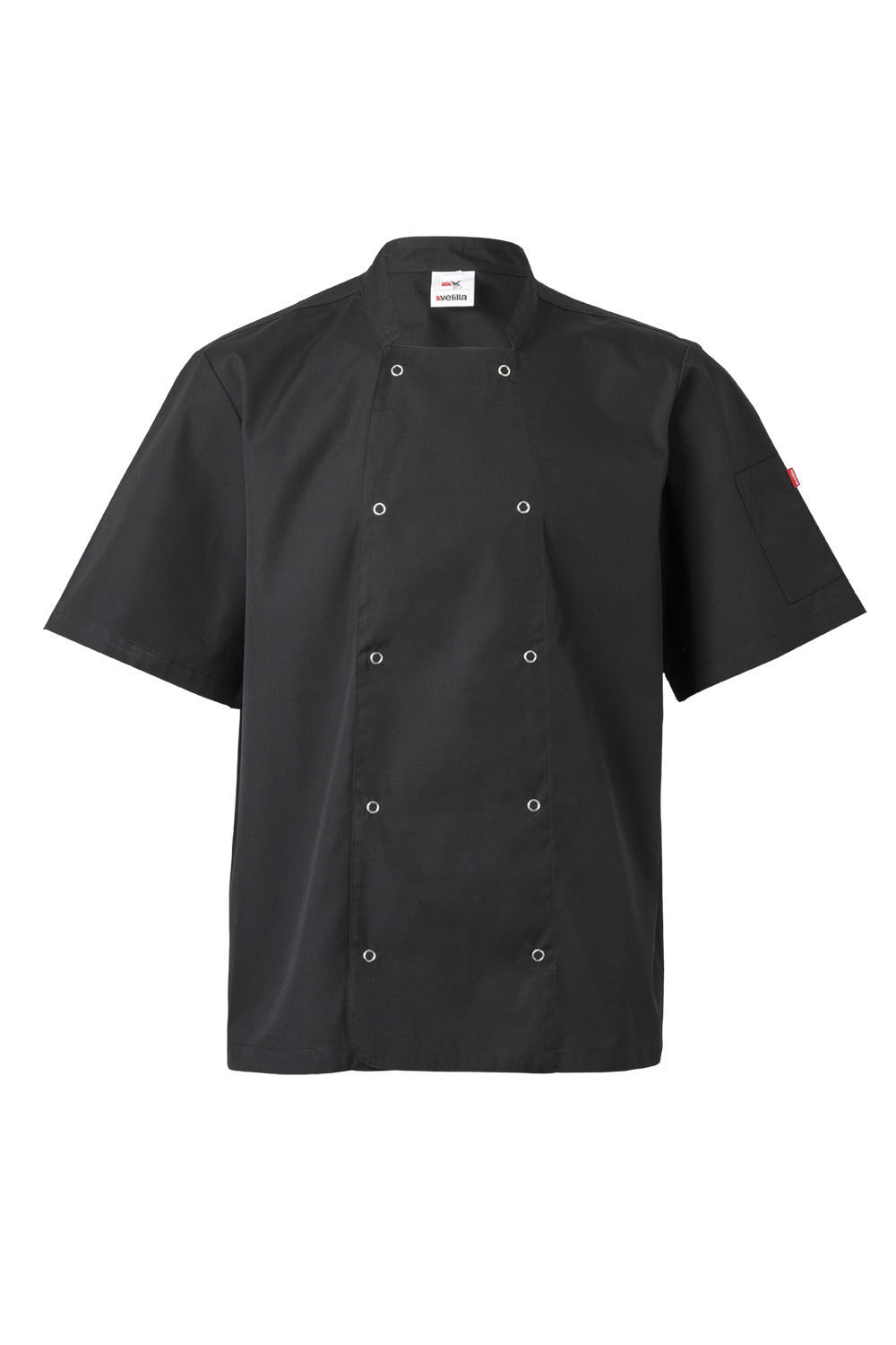 Kitel kucharski z krótkim rękawem 405205 - BLACK 00