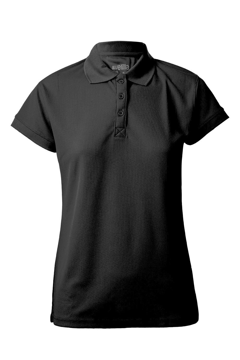 Koszulka polo damska 405503 - BLACK 00