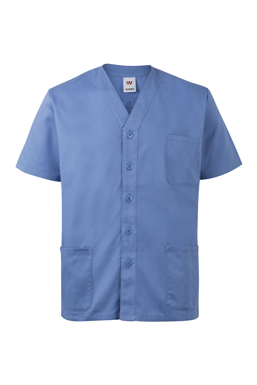 Fartuch medyczny z krótkim rękawem 535209 - SKY BLUE 05