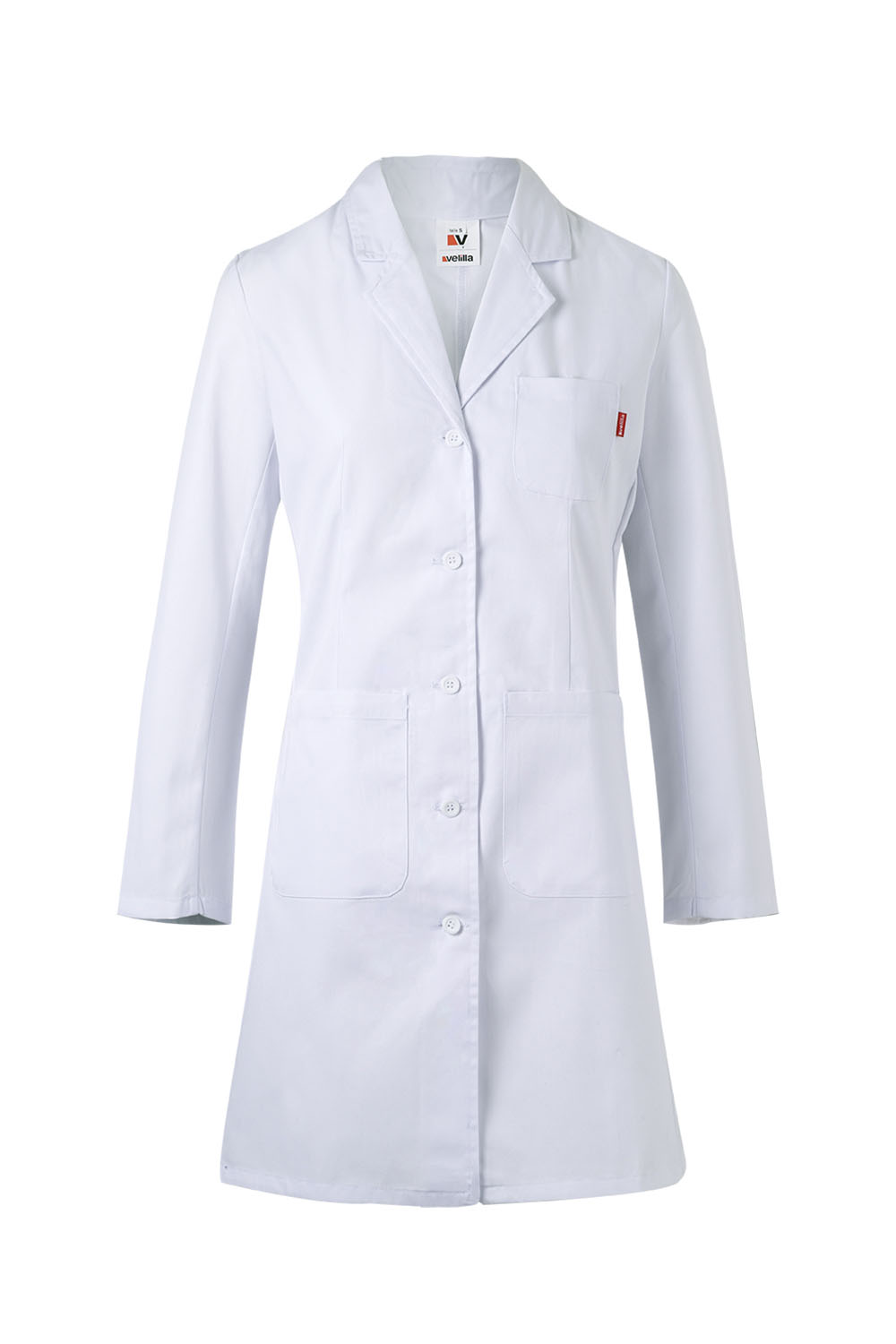 Fartuch medyczny z długim rękawem damska 539002 - WHITE 07