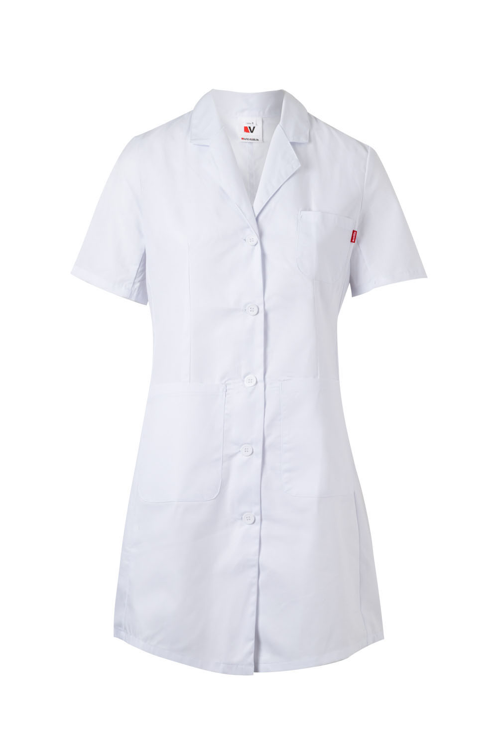 Fartuch medyczny z krótkim rękawem damska 539003 - WHITE 07