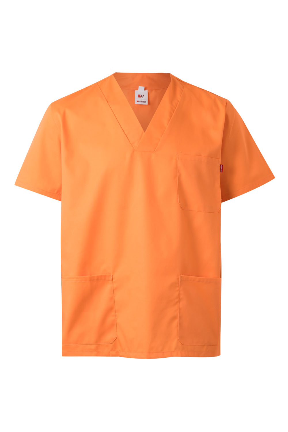 Fartuch medyczny z krótkim rękawem 589 - LIGHT ORANGE 22