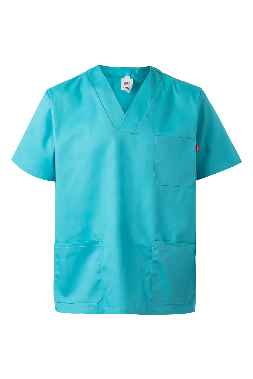 Fartuch medyczny z krótkim rękawem 589 - LIGHT TURQUOISE 28