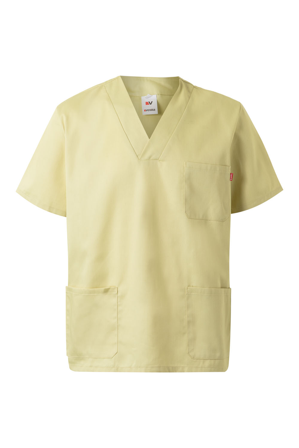 Fartuch medyczny z krótkim rękawem 589 - LIGHT YELLOW 43