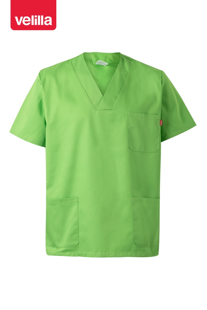 Fartuch medyczny z krótkim rękawem 589 - LIME GREEN 25