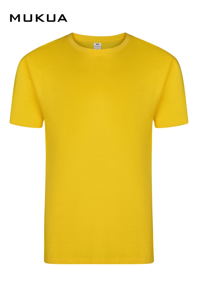 Koszulka z krótkim rękawem unisex MELBOURNE MK022CV - YELLOW 300